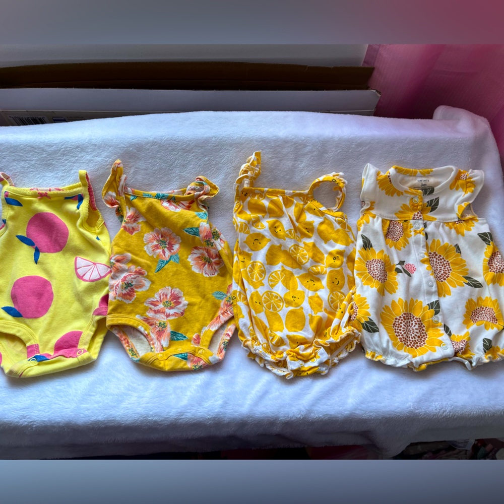 Bundle of 4 tank top onesies